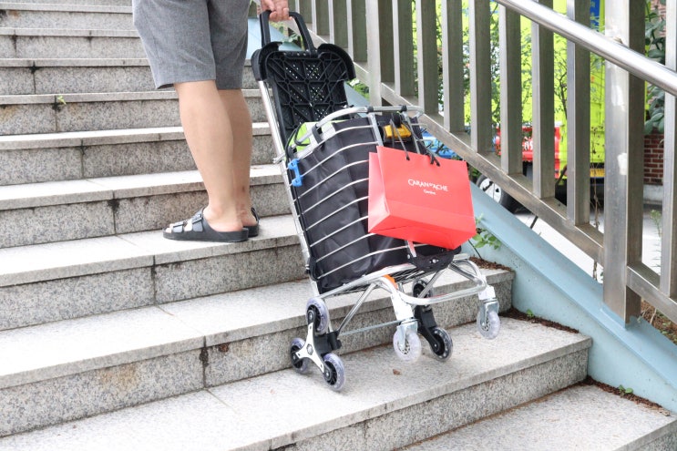  지니고 접이식 쇼핑카트 활용도 최고