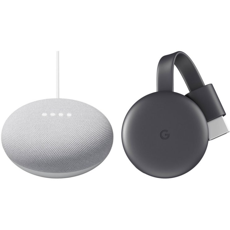 요즘 인기있는 Google 2nd-Generation Nest Mini & 3rd-Generation Chromecast Kit (Chalk)116313 ···