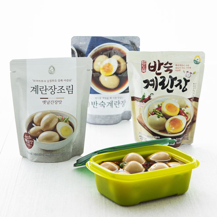 리뷰가 좋은 풍요한아침 계란장조림 3종 멀티팩 + 용기, 1200g, 1세트 좋아요