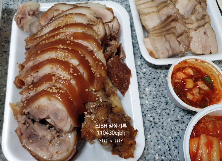  일산 배달 맛집 백석동 속초면옥 족발 배달