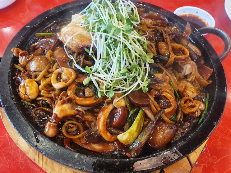  [오형제손짜장] 하남코스트코 가는길에 맛집 찾았어요! (돌판짜장 메뉴추천, 주차)