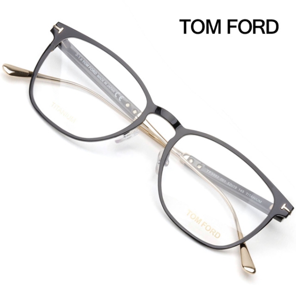 최근 많이 팔린 룩플러스(LOOKPLUS) 톰포드 명품 안경테 TF5483 001 티타늄 가볍고 편안한 ···