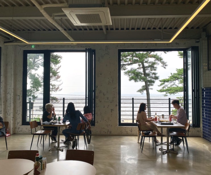  대부도 피자플리즈  애견동반 피자가게 오션뷰식당