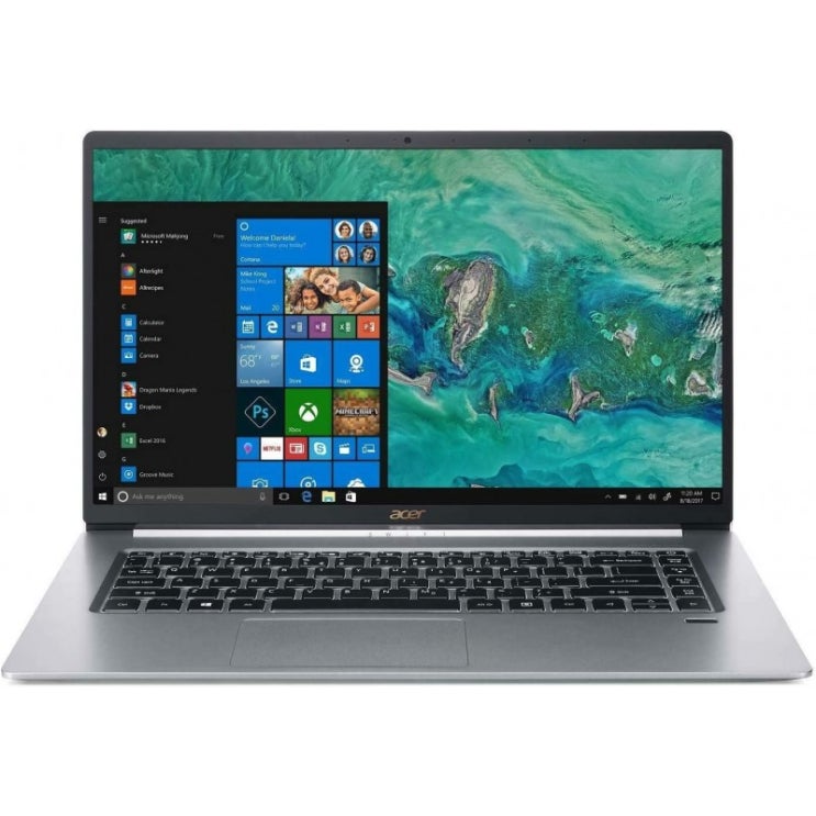 선호도 높은 Acer Swift 5 15.6인치 FHD 터치스크린 프리미엄 노트북 PC Intel Quad-Core i7-8565U Intel UHD Graphics 620 16G