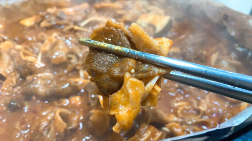  광주 북구 전대후문 추억의 식당 동산회관 한방양념삼겹살 맛집