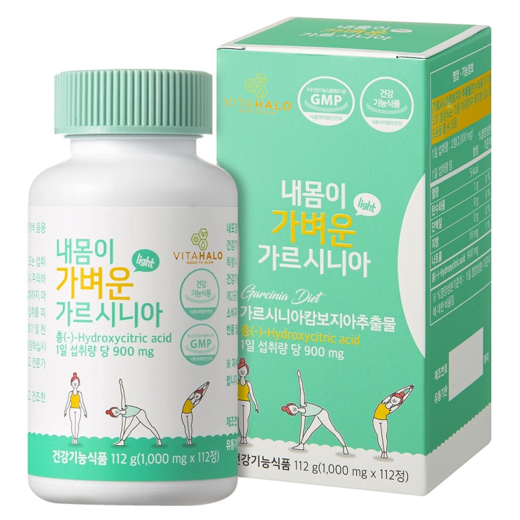인지도 있는 비타할로 내몸이 가벼운 가르시니아, 112정, 1개 좋아요 인지도 있는 비타할로 내몸이 가벼운 가르시니아, 112정, 1개 좋아요