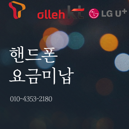  핸드폰 요금미납 쓰던폰 그대로 선불유심 사용