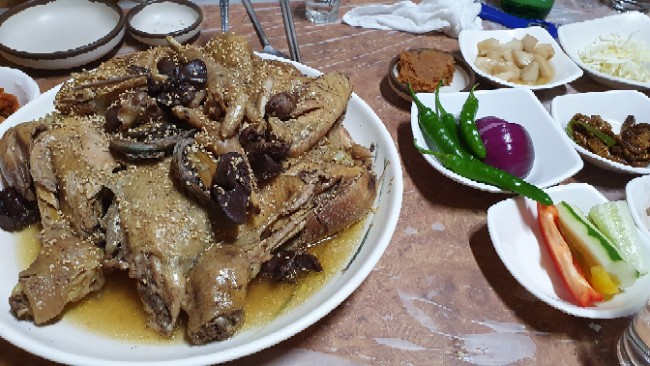  나주백숙- 나주경현리맛집 황칠백숙이 맛있는 나주대밭가든