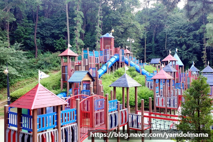  용인대형놀이터 만골근린공원 지도, 주차정보