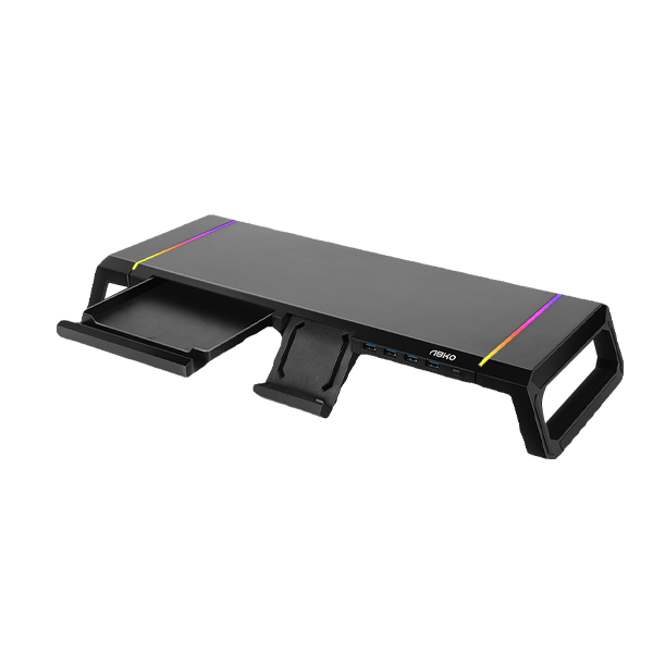 인기 급상승인 앱코 사이드 폴딩 RGB 데스크 오거나이저 USB 3.0 모니터 받침대 MES100, 블랙, 1개 추천해요 인기 급상승인 앱코 사이드 폴딩 RGB 데스크 오거나이저 USB 3.0 모니터 받침대 MES100, 블랙, 1개 추천해요