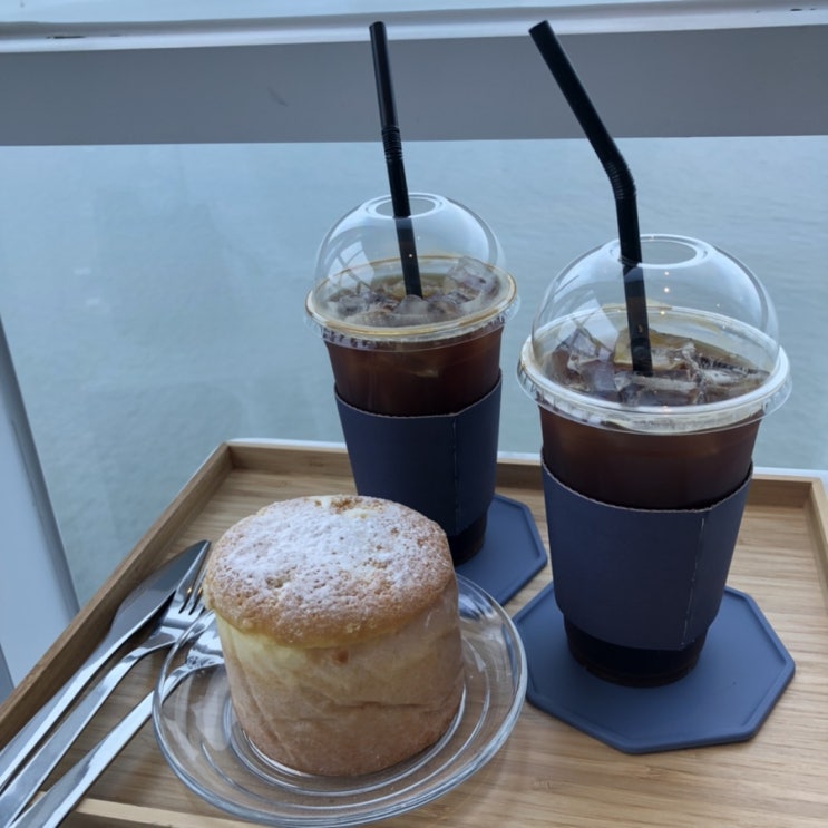  을왕리(영종도) 바다뷰 카페뱃터 / 통유리 바다뷰맛집 을왕리 카페 추천 :)