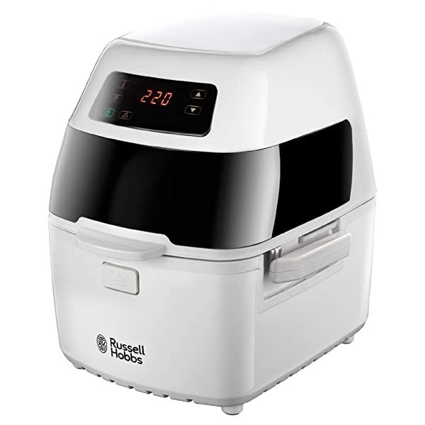 리뷰가 좋은 Russell Hobbs Hot Air Fryer Rotating Fryer Basket Touch Control Display Rotisserie Skewer Keb