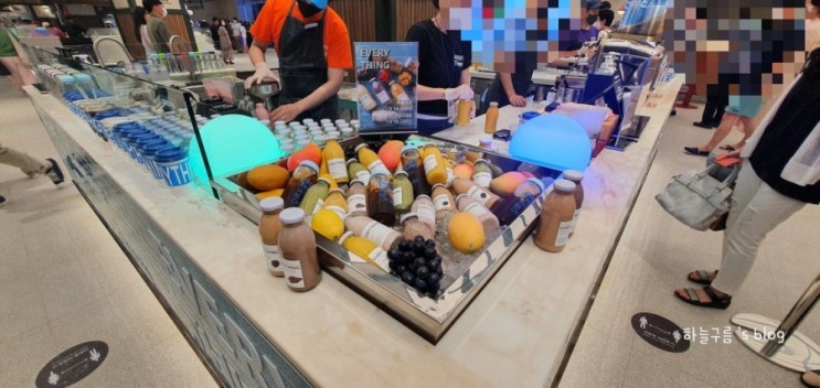 대전 신세계백화점 지하 1층 맛집 탐방 :: 에브리띵 주스, 속초코다리냉면, 오월의 김밥, 오규당