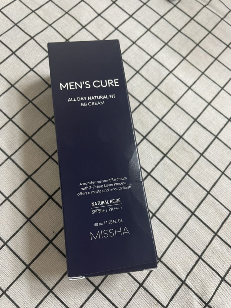  미샤 맨즈큐어 올 데이 내추럴 핏 비비 크림 SPF50+ PA++++ 40ml - 구매후기