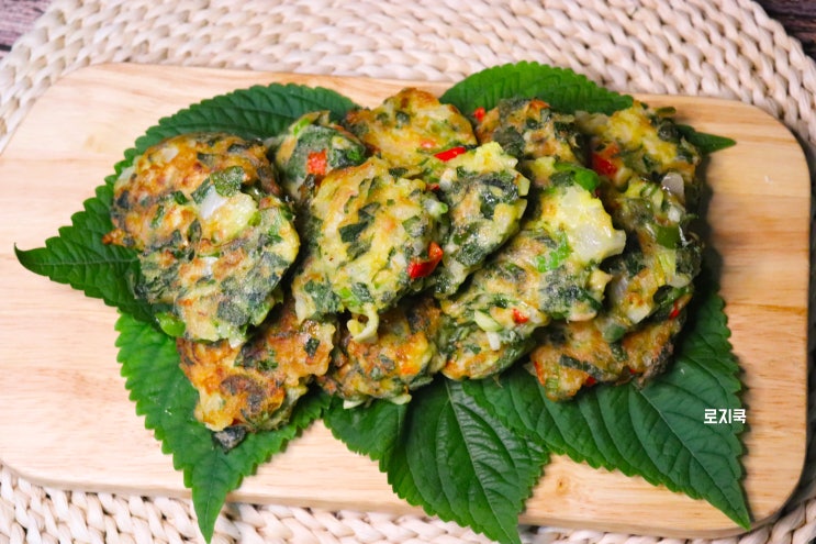  깻잎 계란 참치전 만드는법, 깻잎 향이 좋은 전, 전 양념장까지! 밥반찬으로 좋아요