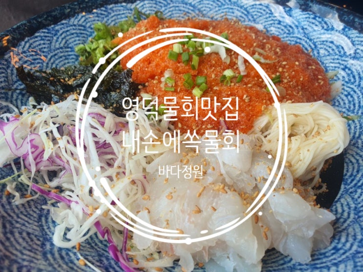 영덕 물회 맛집 베스트!! '내손에쏙물회, 바다정원'