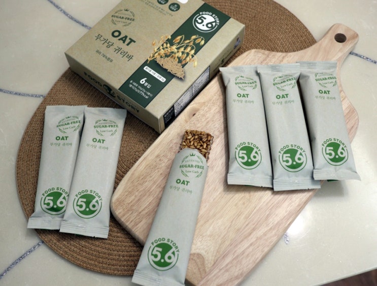  건강한간식 푸드스토리5.6 귀리 무가당에너지바 추천해요