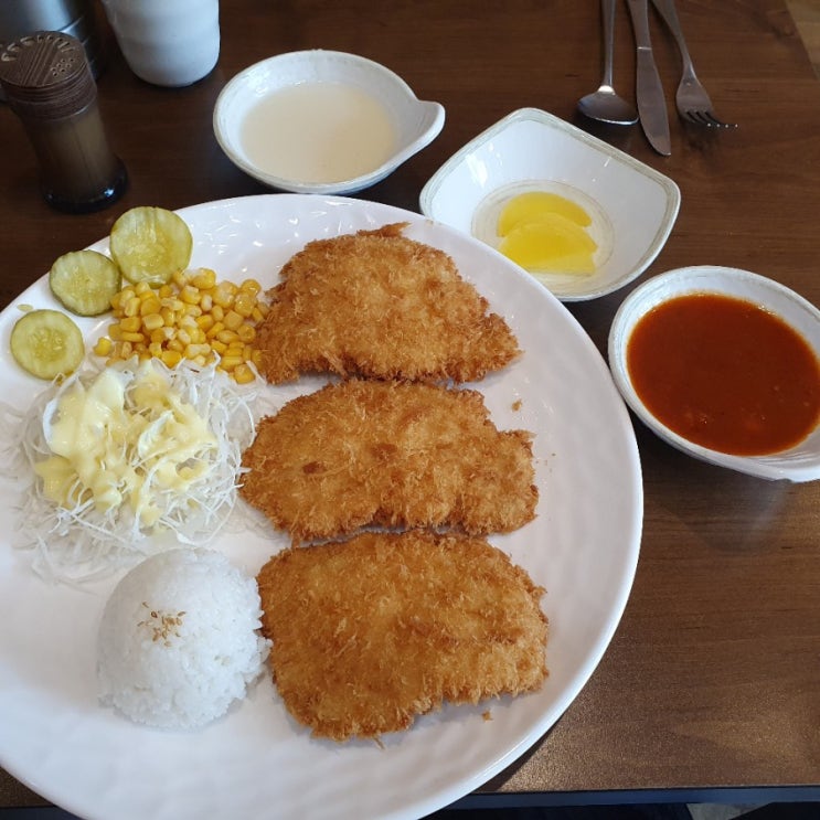  [분당 미금 맛집] 포크포크 : 매콤돈가스 & 칡불냉면 미금역 맛집 내돈내먹