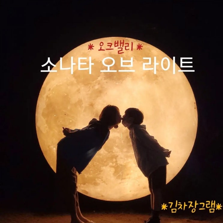  [원주 가족 여행] 세계 최초 골프장 3D 라이팅쇼 '소나타오브라이트' in 오크밸리 리조트