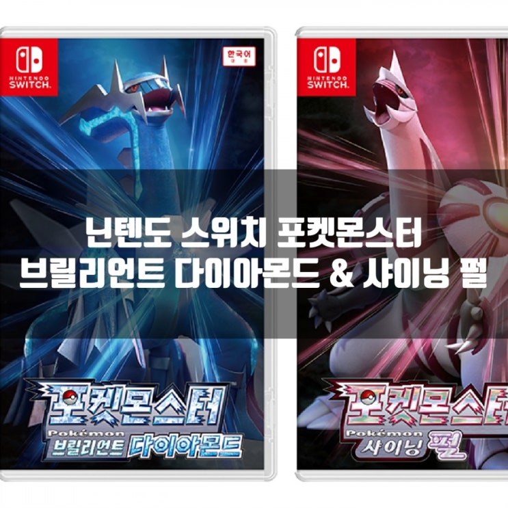 닌텐도 스위치 포켓몬 브릴리언트 다이아몬드 / 샤이닝 펄 닌텐도 스위치 포켓몬 브릴리언트 다이아몬드 / 샤이닝 펄