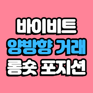  바이비트 양방향 거래 롱숏 포지션 진입