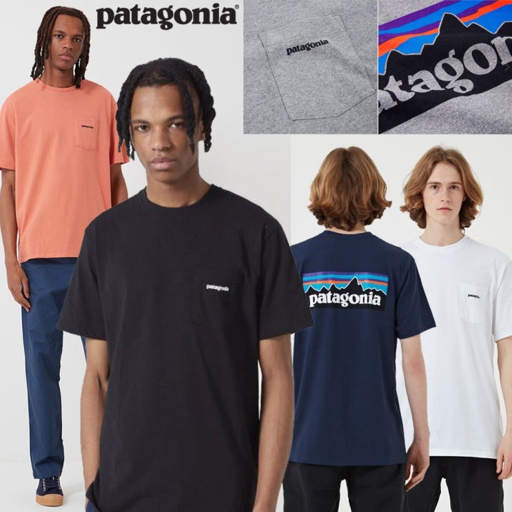 인기 많은 [미국] 파타고니아 반팔티 로고 포켓티 Patagonia P-6 Logo Pocket T-Shirt 반팔 티셔츠 추천해요