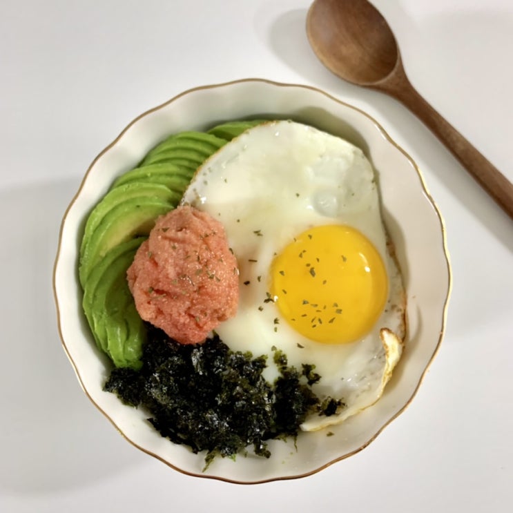  아보카도 먹는법, 명란아보카도덮밥 만들기