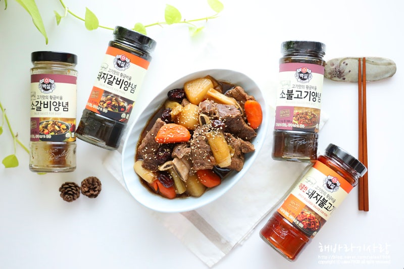 백설 소갈비 양념 있으면 명절요리 소갈비찜 레시피 뚝딱