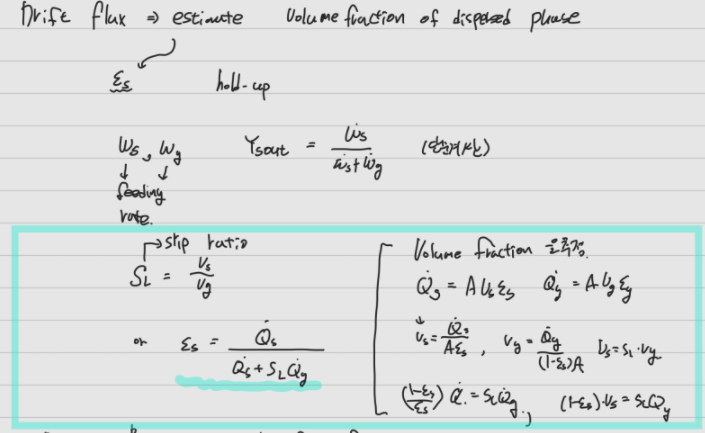 유동층 반응기 (4) -1D 모델링 Drift Flux analysis