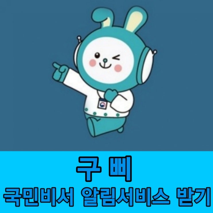 구삐 뜻 & 국민비서 알림서비스 신청 과 코로나 상생 국민지원금  알림신청하기