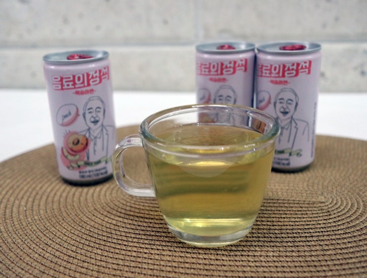  미니캔음료 청춘전투 복숭아음료 추천해요