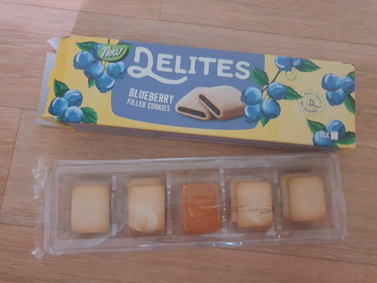  #02 [대전 세계과자 리뷰] 딜라이츠 블루베리 필드쿠키 DELITES BLUEBERRY FILLED COOKIES (Feat. 영어)