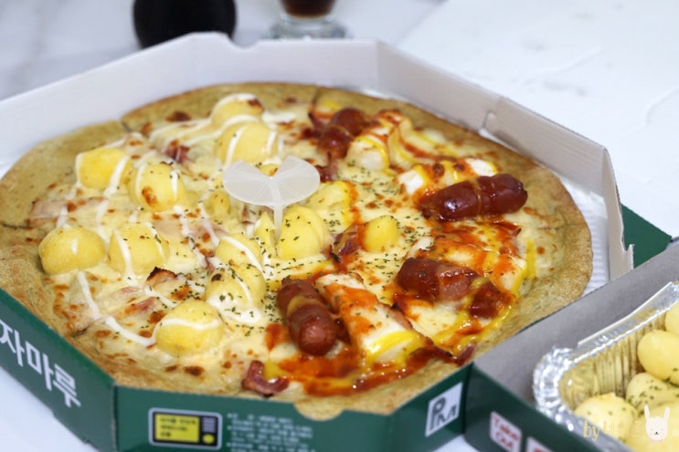  피자마루 메뉴 추천 휴게소피자 + 알감자