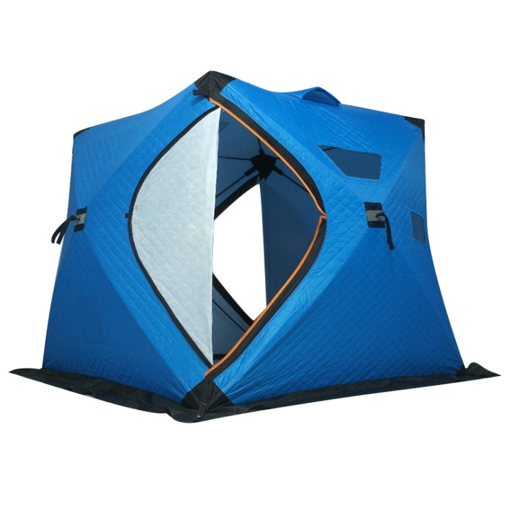 인기있는 두꺼운 추가 1 8메터 3인 방한 바람막이, 이대 블루 면 텐트 ···