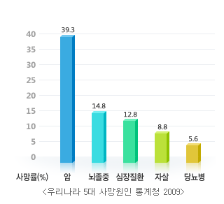  [국민체력 100] 대한민국 성인 5대 사망 질환과 신체활동