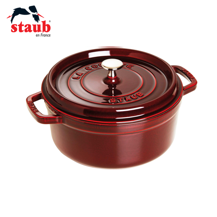 당신만 모르는 STAUB 스타우브 라운드 꼬꼬떼 양수냄비 24cm 관부가세포함 독일직배송, 그레나딘 ··· 당신만 모르는 STAUB 스타우브 라운드 꼬꼬떼 양수냄비 24cm 관부가세포함 독일직배송, 그레나딘 ···