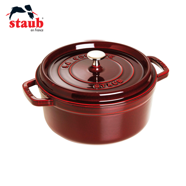 당신만 모르는 STAUB 스타우브 라운드 꼬꼬떼 양수냄비 24cm 관부가세포함 독일직배송, 그레나딘 ···