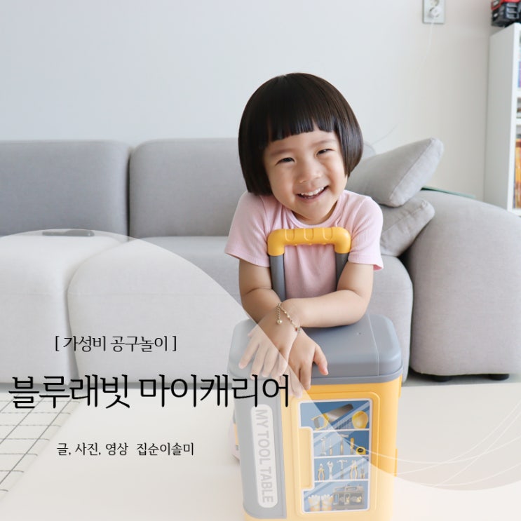  가성비 공구놀이 블루래빗토이 마이캐리어