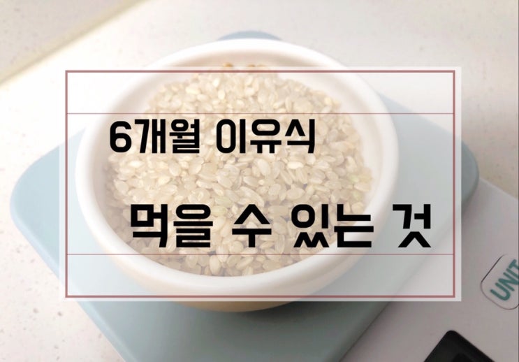  [6개월 이유식 재료] 두뇌 발달 & 비만 방지에 좋은 곡물 / 찰현미, 차조, 기장