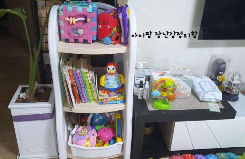 아이팜 장난감정리함 전면책장 거실용 작은사이즈