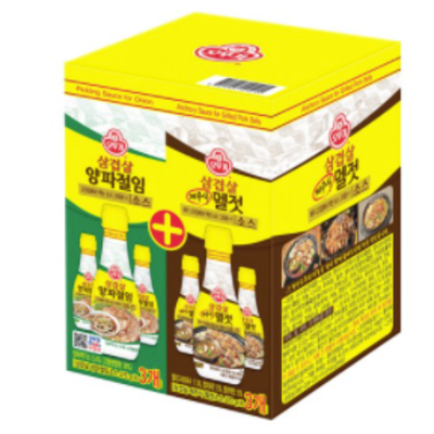 잘팔리는 오뚜기 삼겹살 제주식 멜젓 소스 270g x 3p + 양파 절임 소스 275g x 3p 세트, 4세트 추천합니다 잘팔리는 오뚜기 삼겹살 제주식 멜젓 소스 270g x 3p + 양파 절임 소스 275g x 3p 세트, 4세트 추천합니다