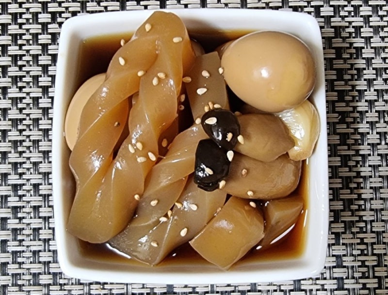 메추리알 곤약장조림 만들기 식감/맛 다 잡은 곤약요리 밥반찬 레시피
