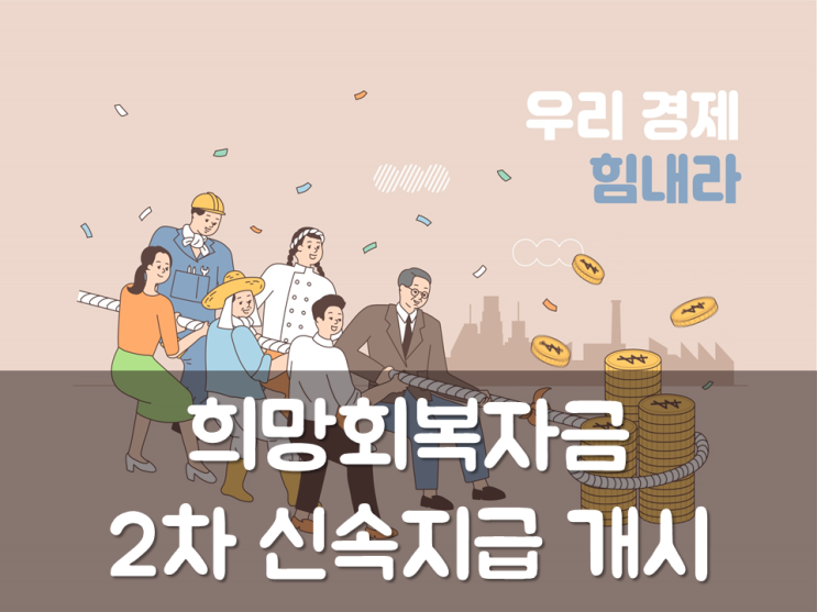  희망회복자금 2차 신속지급 개시