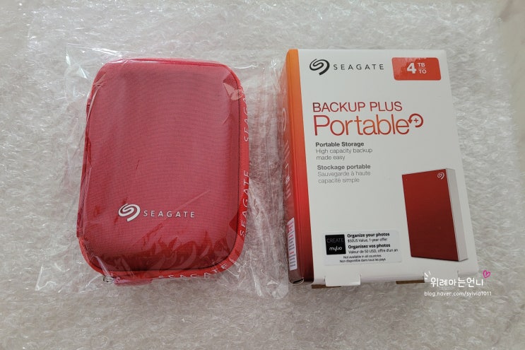  데이터복구서비스 가능한 씨게이트(seagate) 외장하드 4T 또 샀어요.
