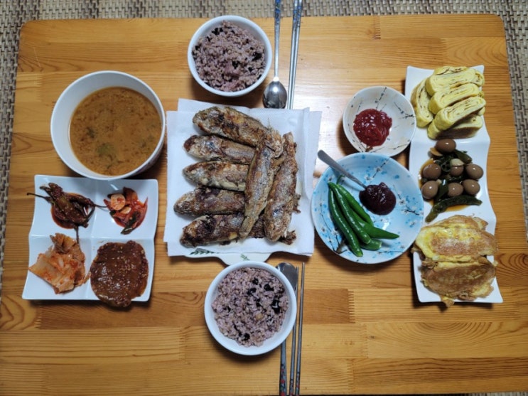  싱싱한 조기 마른 굴비 맛있어요