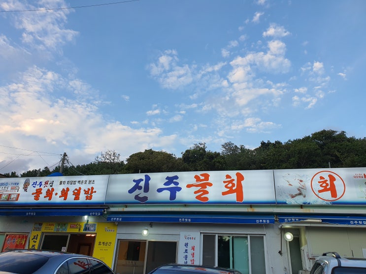 백운포/용호동맛집 - 부산에서 물회 제일 맛있는 곳 진주물회