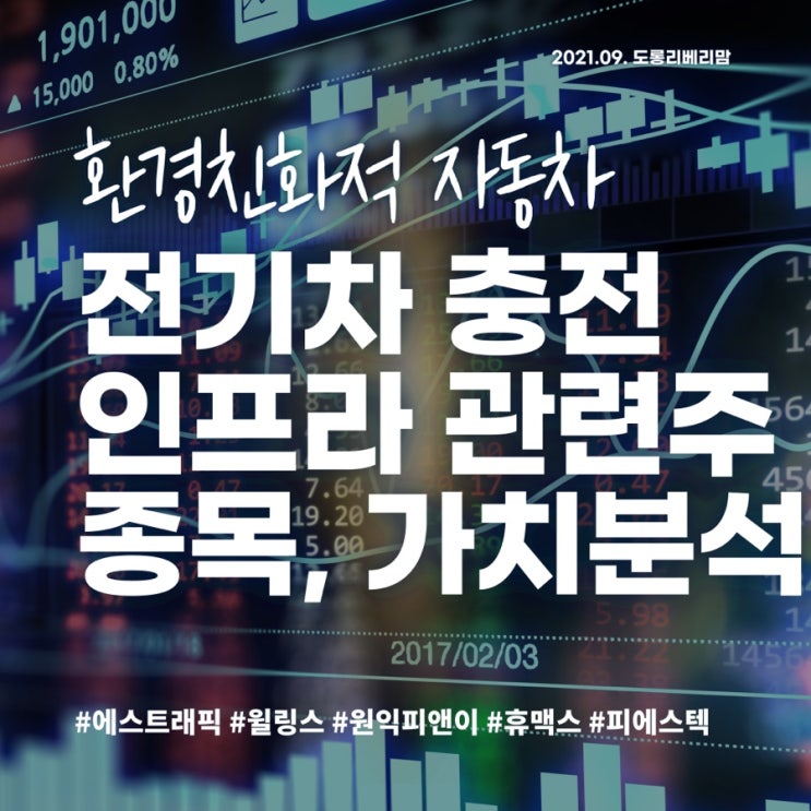  전기차 충전 인프라 관련주 (ft.에스트래픽, 윌링스, 원익피앤이, 휴맥스, 피에스텍)