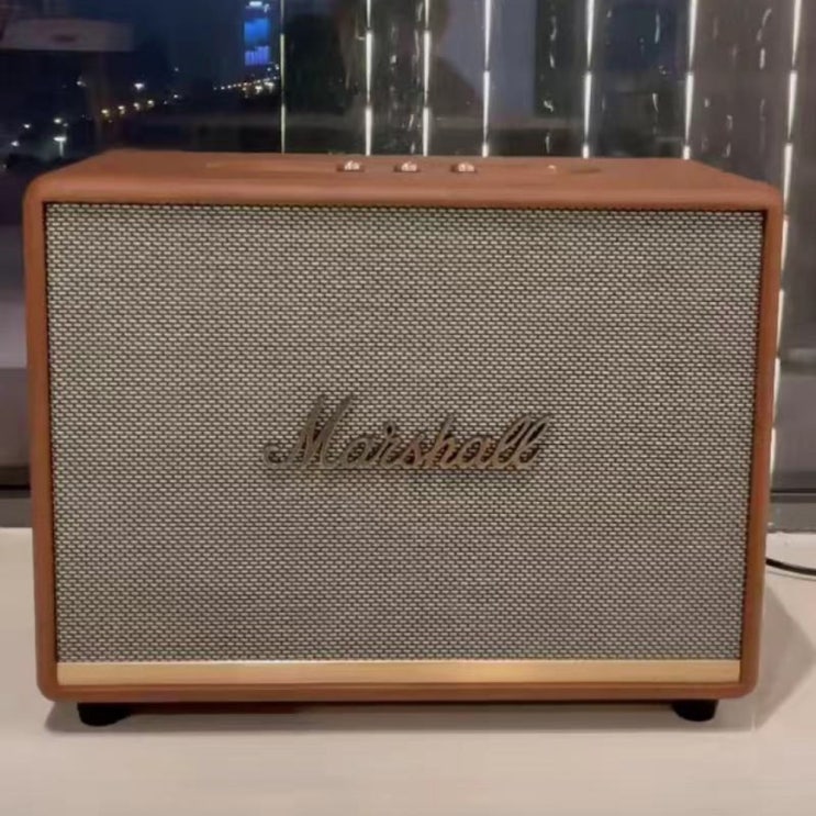  후기가 정말 좋은 마샬 블루투스 Marshall 워번2 스피커 Woburn II aptX 블루투스5.0, 우번2세대 브라운 + 공식 표준 분배 추천해요