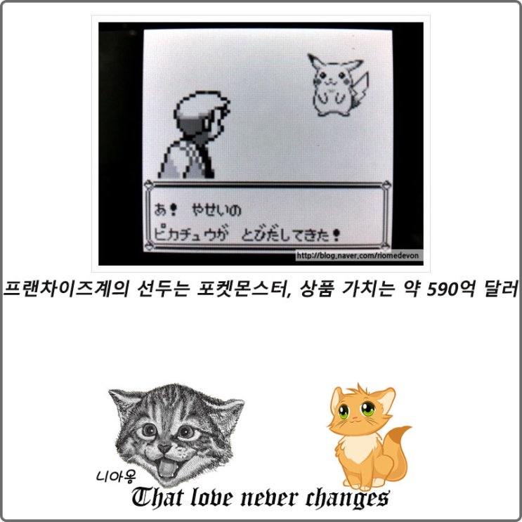  프랜차이즈계의 선두는 포켓몬스터, 상품 가치는 약 590억 달러