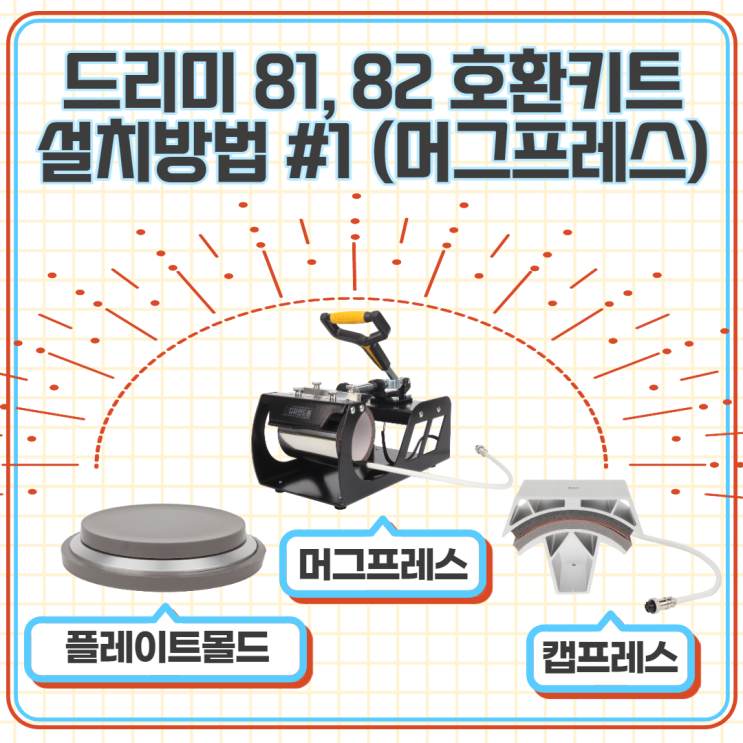 드리미81, 82 호환키트 설치방법 #1 머그프레스 드리미81, 82 호환키트 설치방법 #1 머그프레스